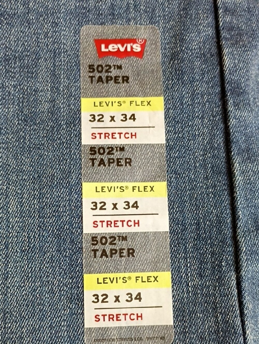 Levi's Men's 502 Taper Blue Flex Jeans 32 X 34 - Picture 7 of 8